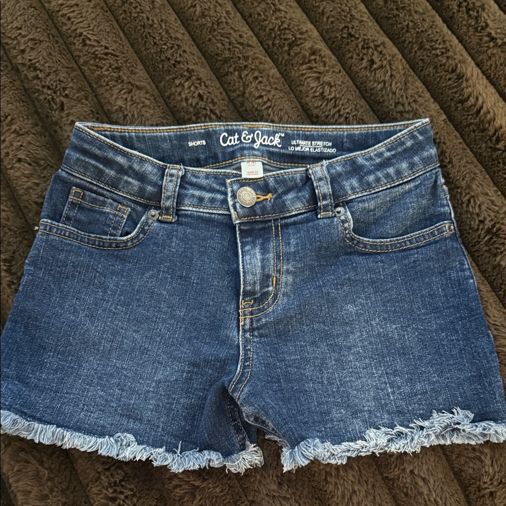 Cat & Jack girls Blue Denim Shorts
